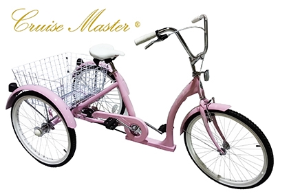 pink adult tricycle