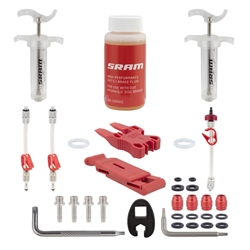 TOOL BRAKE DISC SRAM BLEEDKIT PRO DOT V2w/FLUID w/BLEEDING EDGE FITTING 