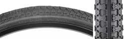 TIRE SUNLT 26x1.75 BK/BK RAISED CTR K52 WIRE 