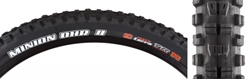 TIRE MAX MINION DHR II 27.5x2.3 BK FOLD/120x2 3C/TR/DD 