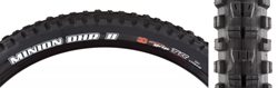 TIRE MAX MINION DHR II 27.5x2.4 BK FOLD/60 3CG/DH/TR/WT 