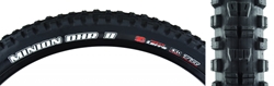 TIRE MAX MINION DHR II 29x3.0 BK FOLD/120 3C/TERRA/EXO/TR 