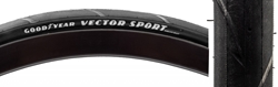 TIRE GOODYEAR VECTOR SPORT 700x25 BK FOLD TR/HP/DUAL/RSH 