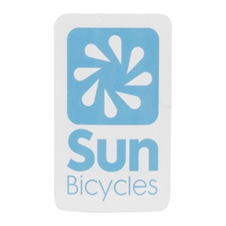 DECAL SUN BICYCLES LOGO RECTANGLE 